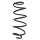 Suspension Spring Front Axle Coil spring with constant wire diameter SPIDAN for FORD Mondeo III Turnier