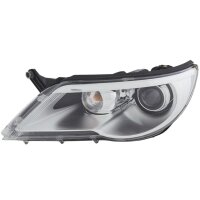 Main headlamp left 12 V PY21W Bi-Xenon HELLA for VW...