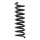 Suspension spring rear axle coil spring Ø100mm SPIDAN for MERCEDES and others