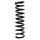 Suspension Spring Front Axle Coil spring with inconstant wire diameter SPIDAN for MERCEDES-BENZ SL