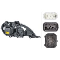 Hauptscheinwerfer links 12 V PY21W Halogen HELLA für...