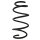 Suspension spring front axle coil spring Ø144mm SPIDAN for e.g. CUPRA Born