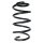 Suspension Spring Front Axle Coil spring with constant wire diameter SPIDAN for e.g. FORD C-Max II