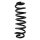 Suspension spring rear axle coil spring Ø112mm SPIDAN for e.g. VW Tiguan