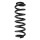 Suspension spring rear axle coil spring Ø111mm SPIDAN for e.g. VW Tiguan