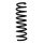Suspension spring rear axle coil spring Ø99mm SPIDAN for HYUNDAI i30
