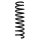 Suspension spring rear axle coil spring Ø100mm SPIDAN for e.g. HYUNDAI i30