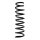 Suspension spring rear axle coil spring Ø100mm SPIDAN for e.g. HYUNDAI i30