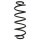 Suspension Spring Rear Axle Coil spring with constant wire diameter SPIDAN for e.g. SEAT Leon