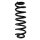Suspension spring rear axle coil spring Ø115mm SPIDAN for SEAT Tarraco and others