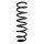 Suspension spring front axle coil spring Ø115mm SPIDAN for BMW 7 Series and others