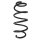 Suspension spring front axle coil spring Ø144mm SPIDAN for e.g. SEAT Alhambra