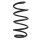Suspension spring front axle coil spring Ø144mm SPIDAN for e.g. SEAT Alhambra
