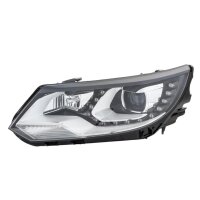 Headlight left 12 V D3S/H7 Bi-Xenon HELLA suitable for VW...