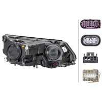 Headlight left 12 V D3S/H7 Bi-Xenon HELLA suitable for VW...