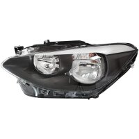 Left main headlight 12 V H6W halogen HELLA for BMW 1...