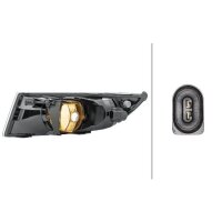Nebelscheinwerfer rechts FF HELLA für SKODA FABIA II ROOMSTER