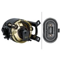 Nebelscheinwerfer rechts FF HELLA für SKODA FABIA II...