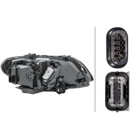 Left main headlight 12 V PY21W Bi-Xenon HELLA for BMW X5...