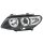 Left main headlight 12 V PY21W Bi-Xenon HELLA for BMW X5 and others