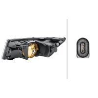 Nebelscheinwerfer rechts FF HELLA für SKODA FABIA II...