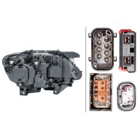 Left main headlight 12 V H10W bi-xenon HELLA for BMW 7...