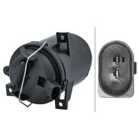 Fog light left 12 V H3 bulb HELLA for VW Fox hatchback and others