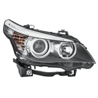 Headlight right 12 V PY21W Halogen HELLA for BMW 5 Series...