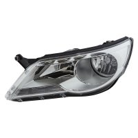 Scheinwerfer links FF Halogen HELLA für VW TIGUAN (5N_)