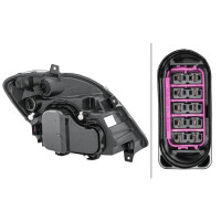 Main headlamp left 12 V H7/H7/H7 halogen HELLA