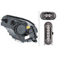 Left main headlight 12 V D2S/H7 bi-xenon HELLA for...