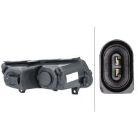 Tagfahrleuchte links Glühlampen-Technologie HELLA für VW POLO V (6R1/ 6C1)