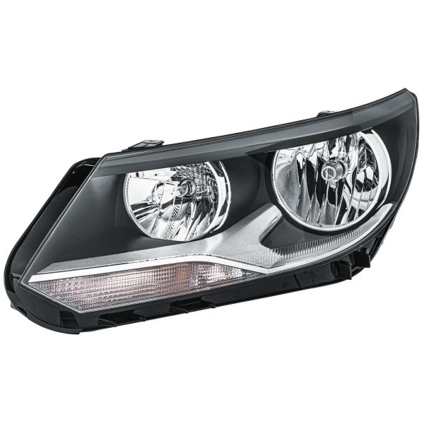 Scheinwerfer links FF Halogen HELLA für VW TIGUAN (5N_)