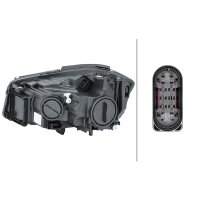 Main headlamp right 12 V H15 halogen HELLA for...