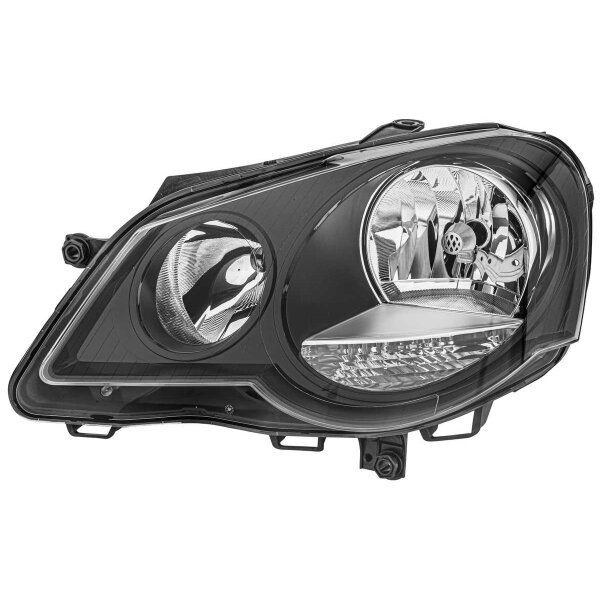 Hauptscheinwerfer links FF Halogen HELLA für VW POLO (9N_/ 9A_)