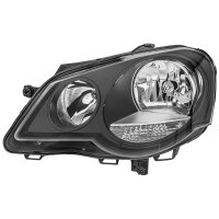 Hauptscheinwerfer links FF Halogen HELLA für VW POLO...