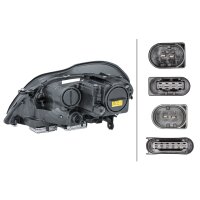 Main headlamp right 12 V PY21W FF HELLA for MERCEDES-BENZ...