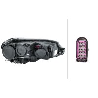 Headlight left 12 V PWY24W Halogen HELLA suitable for e.g. VW GOLF