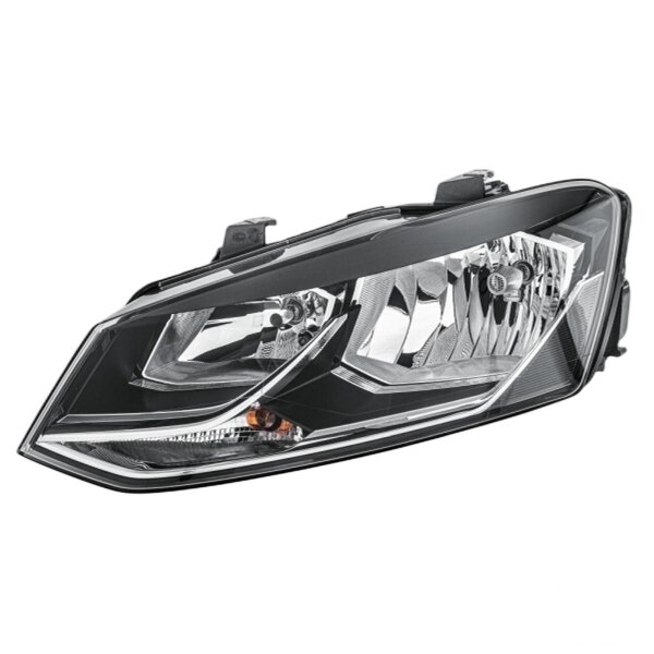 Main headlight left 12 V W5W halogen HELLA for VW Polo and others