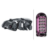 Hauptscheinwerfer rechts 12 V W5W Halogen HELLA für...