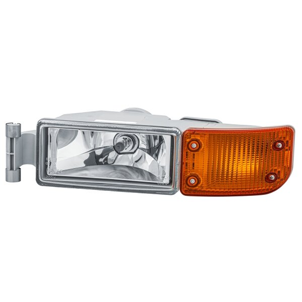 Headlight left 24 V P21W Bulb technology HELLA suitable for e.g. MAN TGS
