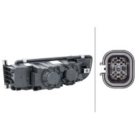 Fernscheinwerfer rechts Glühlampen-Technologie HELLA...