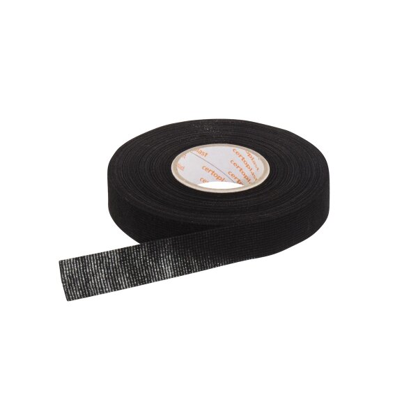 Insulating Tape 25 m 0.3 mm black synthetic rubber HELLA for various vehicles