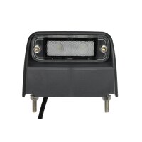 Side-mounted licence plate light 24 V LED crystal clear...