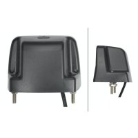 Side-mounted licence plate light 24 V LED crystal clear HELLA