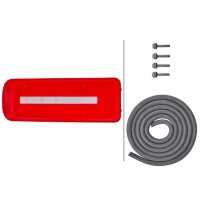 Rear combination lamp lens right with clearance light LED HELLA