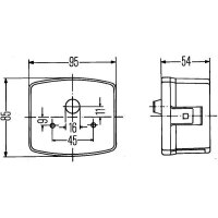 Blinkleuchte rechts Halogen HELLA für CASE