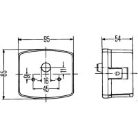 Blinkleuchte rechts Halogen HELLA für CASE