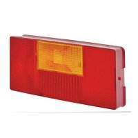 Rear combination lamp lens left with tail light HELLA