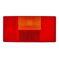 Rear combination lamp lens left with tail light HELLA